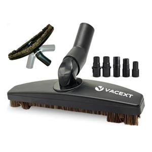 Horsehair Hardfloor Attachment for Wood and Tile Floors plus Vacuum Hose Adapter Compatible with Most Vacuum Cleaners Vacuum Attachments Accessories- Small Shop Vac Adapter - Hardwood Floor Attachment