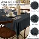 HX&OD Rectangular Tablecloth Cationic Fabric Waterproof Stain Resistant Wrinkle-Resistant for Home/Decoration/Party/Buffet/Wedding/Dining Room/Camping