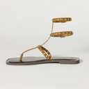 The Drop Women's Casper Gladiator Thong Ankle Sandal (9)