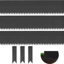 Landscape Edging - 40" Steel Hammer-in Garden Border, 8" Tall Heavy Duty Metal Lawn Edging for Yards, Outdoor Beds, Pathways (3-Pack)