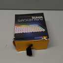 Glorious Aura V2 (White) - PBT Pudding Keycaps for Mechanical Keyboards - ANSI (US), ISO Compatible - Supports Full Size, TKL, 75%, 60% Layouts