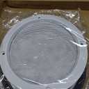 uxcell 2pcs 5" Mounting Hole Diagonal Distance Speaker Grill Mesh Decorative Circle Woofer Guard Protector Cover White