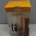 GiveBest Programmable Space Heater with LED Display, Remote Wall Outlet Electric Heater with Thermostat and Timer for Home Office Bathroom Indoor Use, Small Plug in 450 Watt Heater, ETL Listed