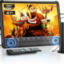 NORTHING 10.7" IPS Flat Screen TV, Portable Mini TV with Antenna ATSC Tuner, LCD Monitor 1080P with HDMI, AV, USB Input, Remote Control, Stand, Small Television for Camping Car Travel