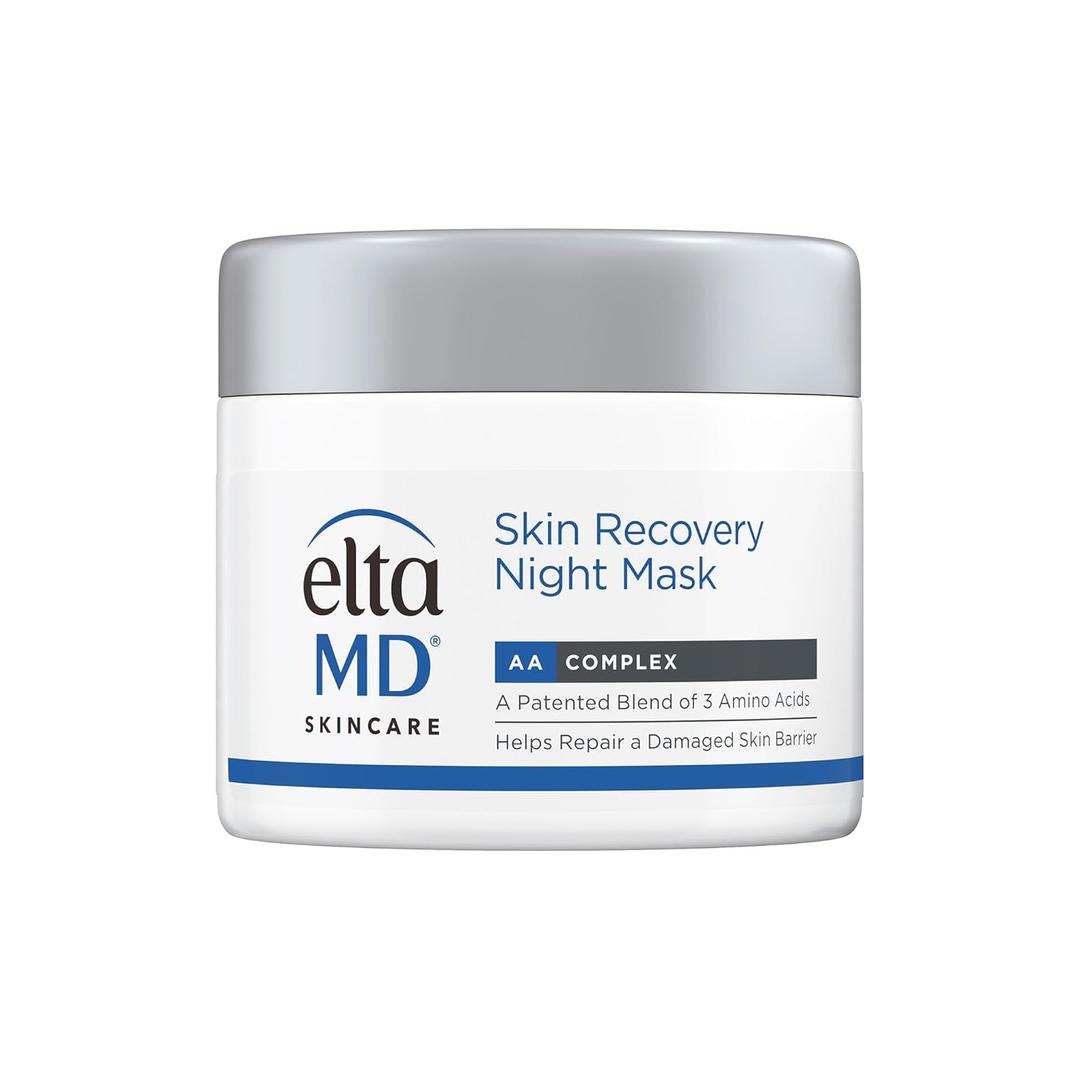 EltaMD Skin Recovery Overnight Face Mask, Moisturizer Cream Night Mask for Face & Neck, Safe for Sensitive Skin, 1.7 oz Jar