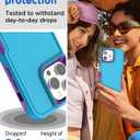 AICase for iPhone 14 Pro Max Case with Glass Screen Protector+Camera Lens,Heavy Duty Drop Protection Full Body Rugged Shockproof Military Protective Tough Durable Cover for iPhone 14 Pro Max 6.7"_12