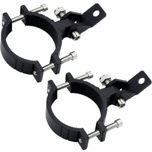 Heavy Duty Motorcycle Light Mount Bracket, Motorcycle Spotlight Bracket, Universal Fit for Motorcycle, ATV, UTV, Truck Auxiliary Lights - 2 Pack (1.58-2.5 INCH)