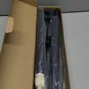 Closet Rods for Hanging Clothes, 17 to 84 Inch Stepless Adjustable Closet Rod, 1.3 Inch Diameter Metal Heavy Duty Closet Hanging Rod for Closet Wardrobes Laundry RV, Black