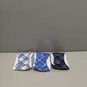 Pet Soft Dog Belly Bands - Washable Dog Diapers Belly Band for Male Dogs, Reusable Male Dogs Wraps 3pack for Doggy Puppy(Blue Plaid, S) (Small (9''-12''))