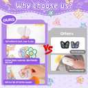 2 x Self-Adhesive Letter Patches for Kids Bags: NICEVINYL 26PCS Floral Fabric Varsity Initial Letters Stick on Patches for Caps - Colorful A-Z Alphabet Sticker for Clothing Jackets Jeans