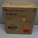 BONSEN Shredder for Home Office, 4 Gallons 8-Sheet Cross Cut Credit Card Shredder, Small Paper Shredder for Home Use, High Security Level P-4, ETL Certification (S3101) (Black)