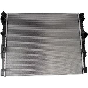 TRQ Radiator Assembly Premium Aluminum Core Direct Fit Compatible with 2018-2022 BMW 530e 530e xDrive 2017-2019 740e xDrive 2016-2019 750i 750i xDrive M760i xDrive Main 8013792