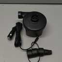 AGPTEK Electric Air Pump, Portable Air Pump with 3 Nozzles, 4.5kPa Quick-Fill,110V AC/12V DC Inflator/Deflator Pumps for Outdoor Camping, Inflatable Air Mattress Beds, Boats, Swimming Ring