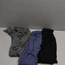 Ficerd 3 Pack Women's Lounge Pants, Cozy Yoga Joggers with Pockets High Waisted Workout Sweatpants Lightweight Comfy Pants (Medium, Black, Dark Heather Gray, Dark Blue)