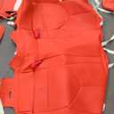  Synthetic Leather Car Seat Covers Seat Cushion Protector Waterproof - Red