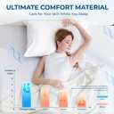 BDEUS 2 Inch Memory Foam Mattress Topper Twin XL Size for College Dorm Room, Soft Mattress Pad for Skin-Hydrating & Back Pain Relief, CertiPUR-US Certified