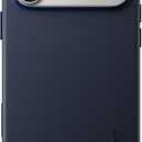 MOFT for iPhone 17 Pro Max Case- MOVAS Snap Case, MagSafe Compatible, Soft-Touch Vegan Leather, Classic Minimalist Design, Lightweight, Stain-Resistant & Camera Protection, Navy Blue