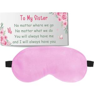 Gifts for Sister - Christmas Sister Gifts,Birthday Mothers Day Gift for Sisters Funny Sleep Mask Unique Cool Galentines Valentines Day Gift Ideas from Adult Brothers Big Sisters Presents