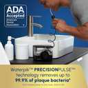 Waterpik ION Professional Water Flosser, Rechargeable and Portable for Teeth, Gums, Braces, 10 Settings, 7 Flossing Tips For Multiple Users And Needs, ADA Accepted, WF-12 Black