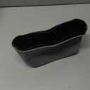 Silicone Slow Cooker Liners Compatible With Crock Pot 6-8 QT,Slow Cooker Divider Allows Cooking Two Different Meals At Once Time, Reusable Silicone Divider Insert, Dishwasher Safe, BPA Free. (Black gray)