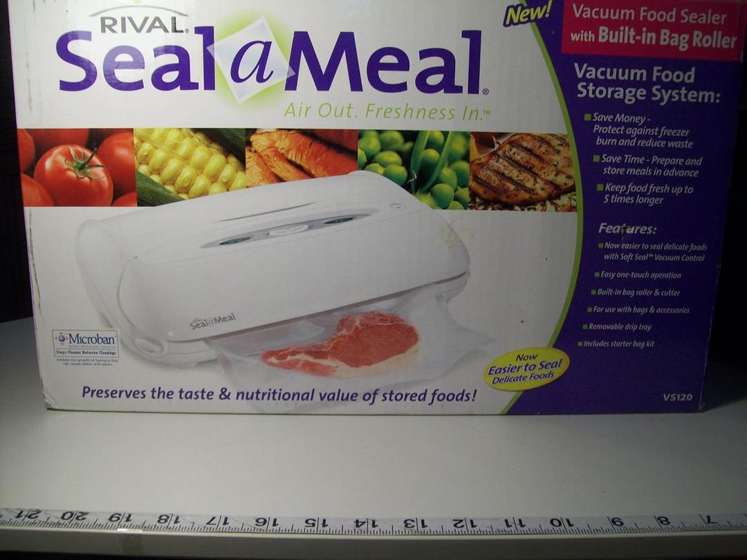 Rival VS120 Seal A Meal Vacuum Food Sealer with Soft Seal, White