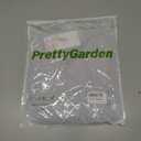 PRETTYGARDEN Women's Spring Fall Babydoll Peplum Blouse Shirt Puff Long Sleeve Bow Tie Front Trendy Cute Y2K Going Out Tops (Brown, M)