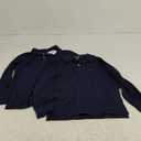 The Children's Place Boys Uniform Long Sleeve Pique Polo (Medium, Nautico 2-pack)