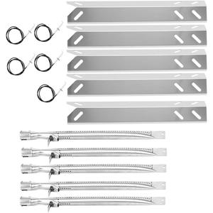 Grill Replacement Parts for Cuisinart GAS9556AS, GAS2456AS,GAS2556AS,GAS1456ASO,GAS1456BSO,GAS9456AS, Cuisinart 2556, Heat Tent Grill Burner for Cuisinart 5 Burner Gas Grill GAS9556AS GAS2556AS
