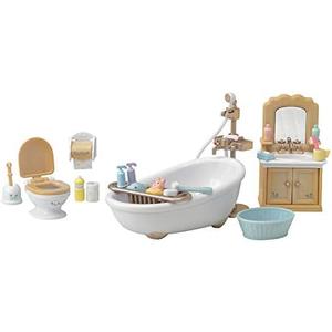Calico Critters Country Bathroom Set - Toy Dollhouse Furniture and Accessories Set for Ages 3+