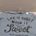 Orca Blank Men's Slate Grey Crew Neck TShirt Premium 100% Cotton Short Sleeve, Size L