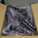 HOUSE DAY Black Velvet Hangers 60 Pack, Non Slip Clothes Felt Hanger Heavy Duty for Coat, Premium Slim Space Saving Suit Hangers for Closet Organizer, 360 Rotating Silver Hook