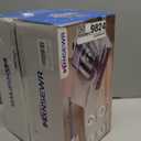 Mxnsewr Mattress Vacuum Cleaner, Ultrasonic Bed Vacuum Cleaner with 18Kpa Strong Suction, 150°F Heat & 253.7nm UVC Light, Intelligent Dual Cup, OneClick Dust Removal for Bed, Sofa, Pet Hair, White