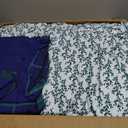Dearfoams 7 Piece Super Soft Bed in a Bag Bedding Set, Blue Tartan, King