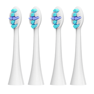 SEAGO Electric Toothbrushes for Adults Replacement Heads for SG-2753, 2752, Pack of 4(Blue)