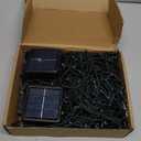 Joomer Solar Christmas Lights, 2 Pack Total 144 FT 400 LED 8 Modes Waterproof Solar String Lights Outdoor Auto ON/Off for Patio, Tree, Garden, Christmas Decorations (Multicolor)