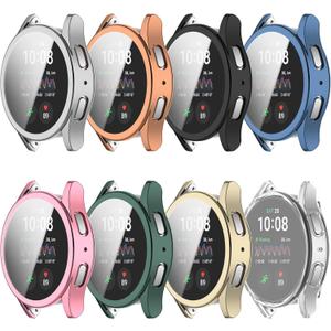 Screen Protector Case Compatible for Samsung Galaxy Watch 7 40mm 44mm Soft TPU Bumper Cover Case Replacement for Galaxy Watch 7 Smart Watch (8Colors, 44MM)