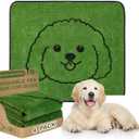 Qeils Reusable Puppy Pads, Washable Pee Pads for Dogs 4 Pack Durable Absorbent Leakproof Dog Training Pads for Home or Travel, Non-Slip Wee Wee Pads Potty Pads 30"x34"