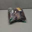 Chevara Women’s Checkered Cardigan Sweater Vintage Lapel Collar Long Sleeve Zip Up Knit Sweatshirt Jacket(0198-Brown-M-CW)