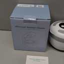 Ultrasonic Retainer Cleaner Machine, 45kHz 200ML Dental Cleaning Pod with 4 Wash Modes, Digital Timer for Denture Cleaner, Aligners, Mouth Guards, Braces, Jewelry & Toothbrush Heads (White) (Standard with 2 Interaction Ports, White_popular Version)