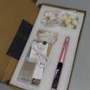 Polymer Clay Polishing Kit,Electric Clay Drill,Cordless Rotary Tool Kit,35-Speed Adjustable,Jewelry Making Kit,79pcs Clay Tool & Accessories for Polymer Clay Molds, Drilling,Sanding,Grinding (Pink)