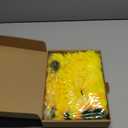 Coferset 40pcs Fake Sunflower Heads with Stems, 4" Sunflower Artificial Silk Flower Heads for Party Baby Shower Wedding Making Handicrafts Home Decor(Yellow)
