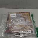 Aneco Silver Glitter Mini Christmas Tree Topper Shatter-Proof 10 Inch Large Christmas Tree Decoration Treetop for Holiday Ornament or Home Decor