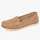 JABASIC Womens Penny Loafers Breathable Slip on Flat Shoes Moccasins Size 9