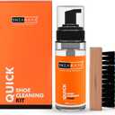 SNEAKARE Shoe Cleaning Kit with 100ml/3.4 Oz Cleaner, Brush & Towel Complete Kit For Sneakers, Nubuck, Suede & Leather