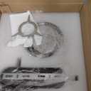 Modern Wall Sconce with Clear Waves Glass Shade Bathroom Vanity Light Fixture Lighting Decorative Wall Lamp for Bedroom Living Room Dining Room