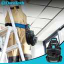 DuraTech Drill Holster with Quick Release Buckle, Driver Holster with Side Bit Pocket, Drill Holder with Holder Strap, Fits Most Belts for Electric Drills, DIY & Jobsite Use