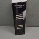 tewei 1 Pack LED Square Up and Down Lights Outdoor Wall Mount Light, 3-Layer Black Modern Outdoor Lights for House, IP65 Waterproof Aluminum Exterior Lamps for Front Porch Garage, Warm White 3000K