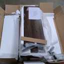 LITTLE TREE 6-Tier Shoe Cabinet with Doors for Up to 24 Pairs, Large Wooden Shoe Storage Cabinet with Adjustable Shelves, Retro Freestanding Shoe Organizer Cabinet for Entryway, Hallway, Dark Walnut