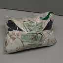 ChrisDowa Beige 100% Blackout Floral Curtains 84 Inches Long 2 Panels for Bedroom Living Room Brown Flower Patterned Room Darkening Thermal Insulated Soundproof Grommet Window Treatments Drapes,52X84