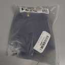 ZAFUL Metal Ring Bandeau Bikini Set Tie Side Bathing Suit High Cut 2 Piece Swimsuit Cutout Swimwear (X-Large, Matte Deep Blue)